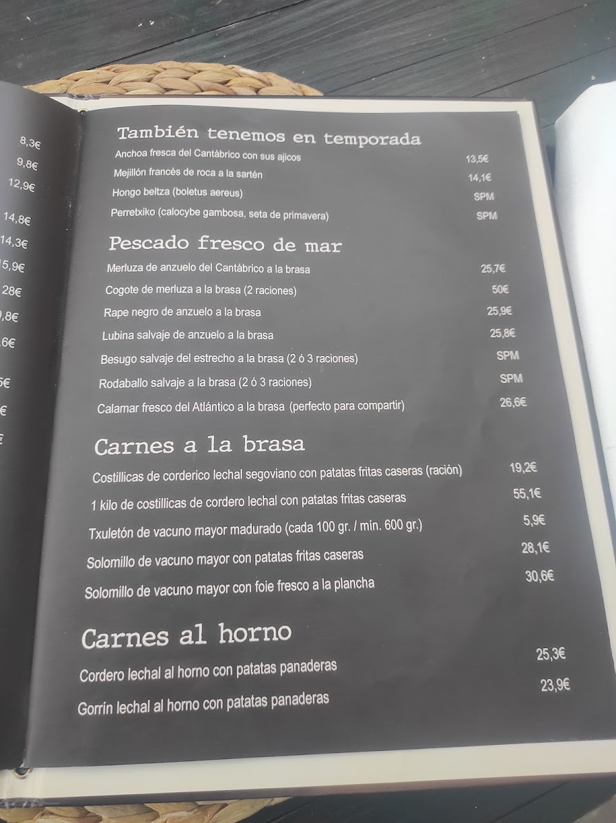 Menu La Casona Asador Sidrería-10