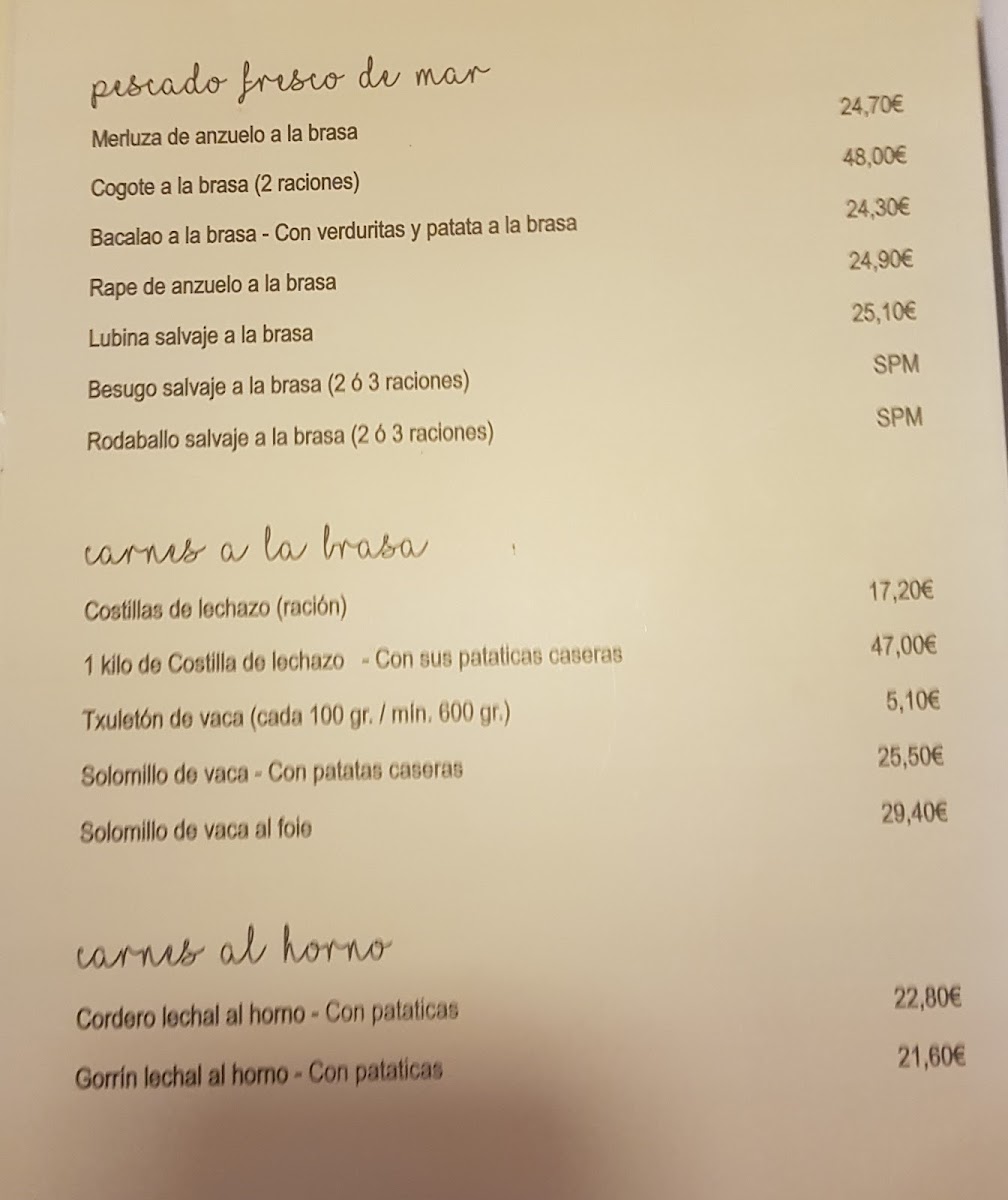 Menu La Casona Asador Sidrería-2