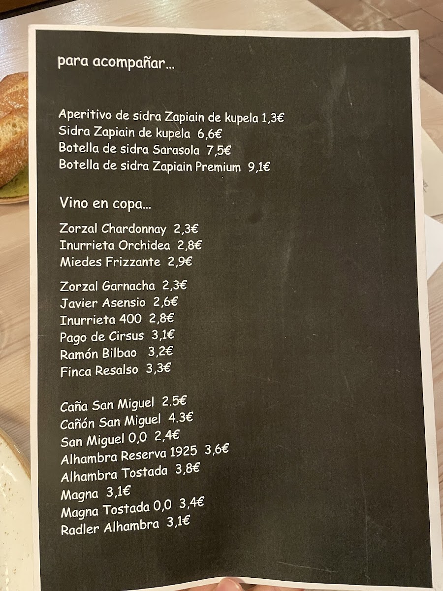 Menu La Casona Asador Sidrería-3