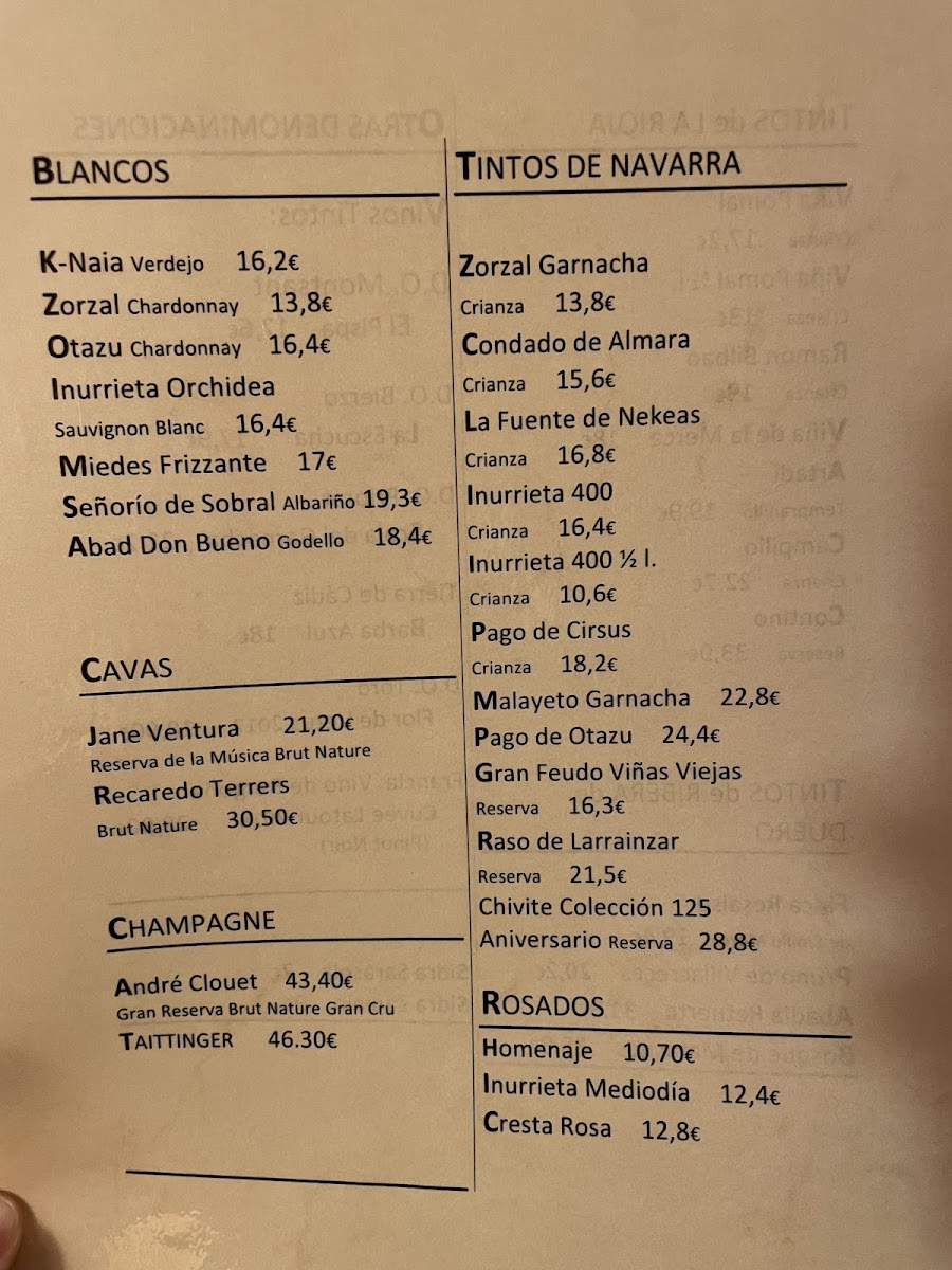 Menu La Casona Asador Sidrería-5